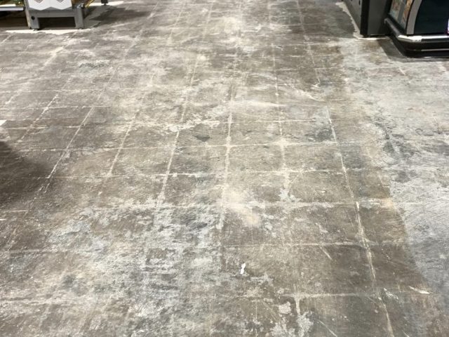 Ghosting on Concrete Polished Floors
