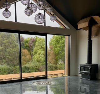 New build polished concrete floor NZ Grinders Tauranga