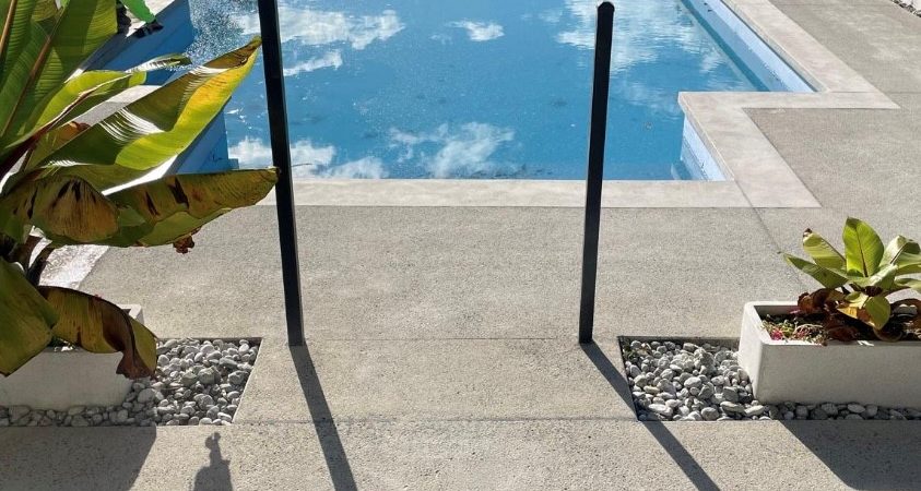 Pool after refurbishment repairs NZ Grinders