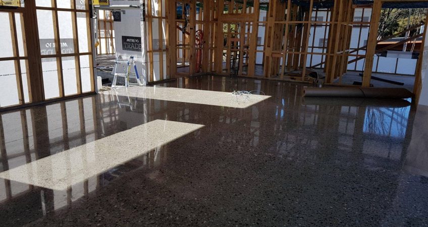 mechanical polished concrete floor new zealand